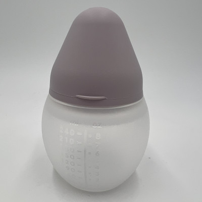 ELHEE Biberon anti-colique en silicone médical extra-souple et doux