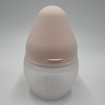 ELHEE Biberon anti-colique en silicone médical extra-souple et doux