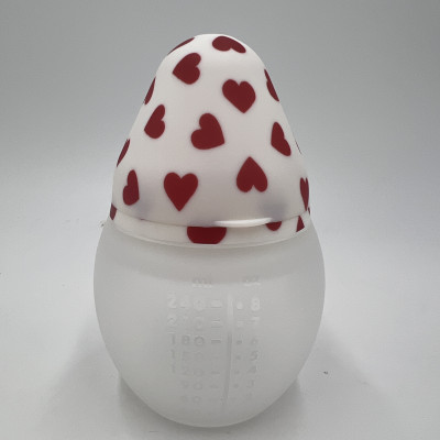 ELHEE Biberon anti colique en silicone médical extra-souple et doux