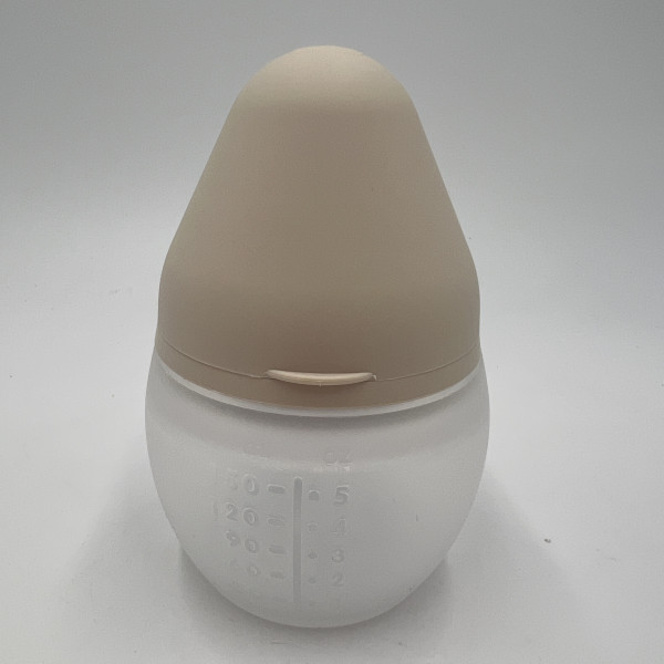 ELHEE Biberon anti colique en silicone médical extra- souple et doux