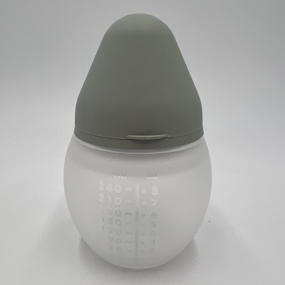 ELHEE Biberon anti-colique en silicone médical extra souple et doux