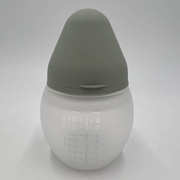 ELHEE Biberon anti-colique en silicone médical extra souple et doux