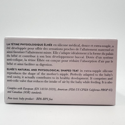 ELHEE TÉTINES PHYSIOLOGIQUES DEBIT EXTRA-LENT DÈS 0 MOIS+