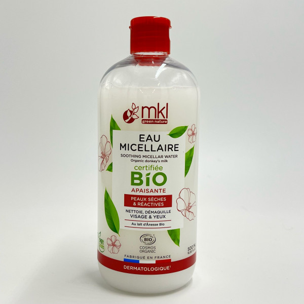 Eau Micellaire Apaisante Lait d’Ânesse Bio – MKL (200 mL)