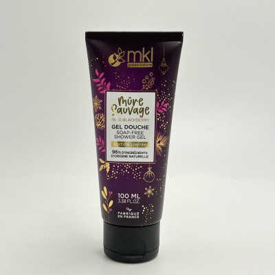 Gel Douche Mûre Sauvage Bio – MKL (100 mL) – Édition Limitée