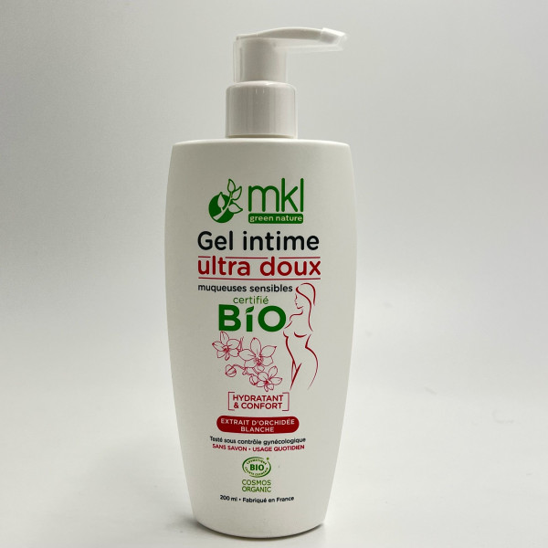 Gel Intime Ultra Doux Orchidée Blanche Bio – MKL (200 mL)