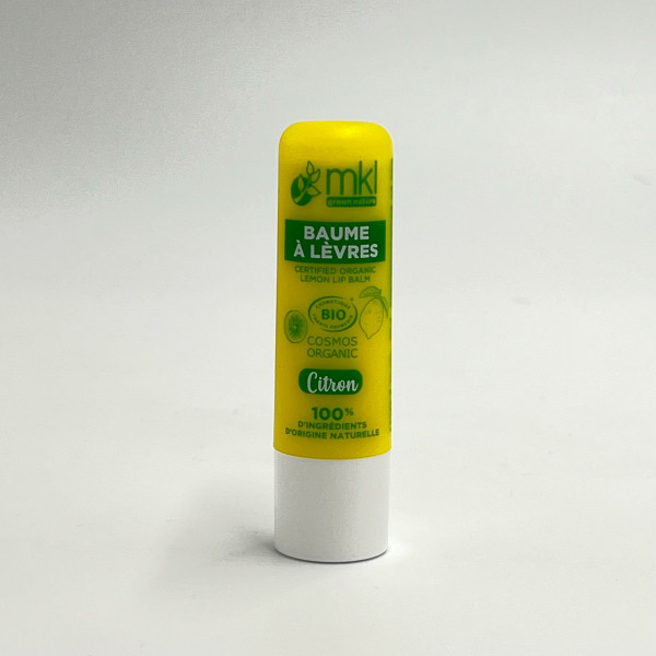 Baume à Lèvres Citron Bio – MKL