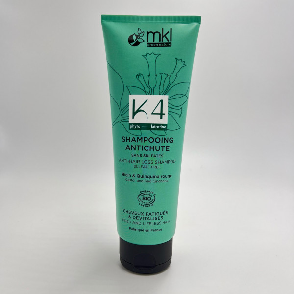 Shampooing Antichute Ricin & Quinquina Rouge Bio – 250ml - MKL