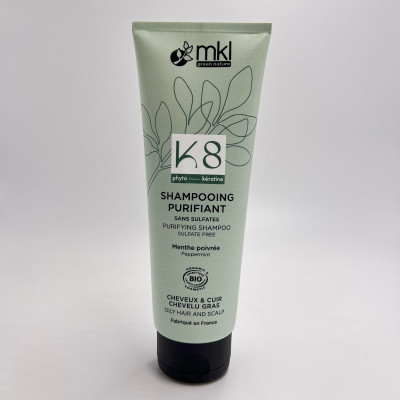 Shampooing Purifiant Menthe Poivrée Bio – 250ml - MKL
