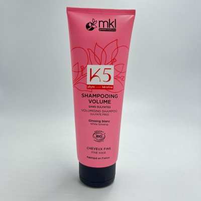 Shampooing Volume Ginseng Blanc Bio – 250ml - MKL