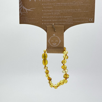 Collier Bébé avec Pierres Naturelles – 3 mois à 3 ans