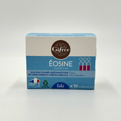Éosine Aqueuse 2 % – 10 unidoses x 2 mL