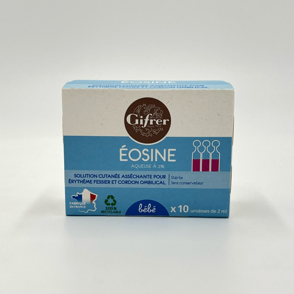 Éosine Aqueuse 2 % – 10 unidoses x 2 mL