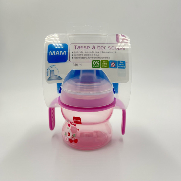 MAM – Tasse à Bec Souple Antifuite 150 mL (6 mois et +)