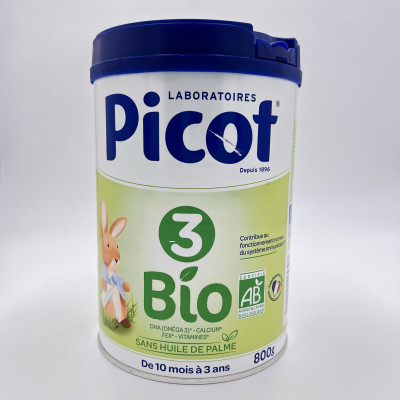Picot 3 Bio – Lait Croissance 10 mois à 3 ans – 800 g