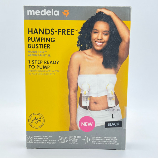 Medela – Bustier d’allaitement mains libres – Taille L – Noir