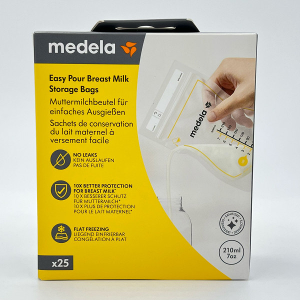 Medela – Sachets de Conservation du Lait Maternel à Versement Facile (x25)
