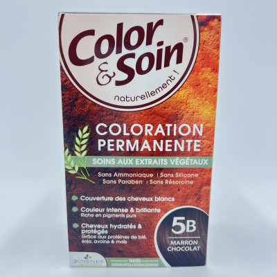Color & Soin – 5B Marron Chocolat – Coloration Permanente aux Extraits Végétaux