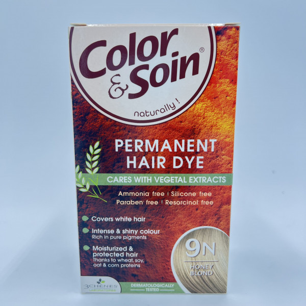 Color & Soin – 9N Honey Blond – Coloration Permanente aux Extraits Végétaux