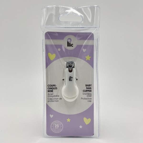 Coupe-ongles bébé avec capuchon de protection – Acier inox