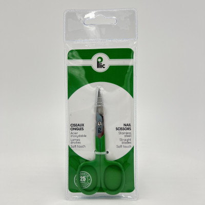 Ciseaux à ongles inox lames droites – soft touch