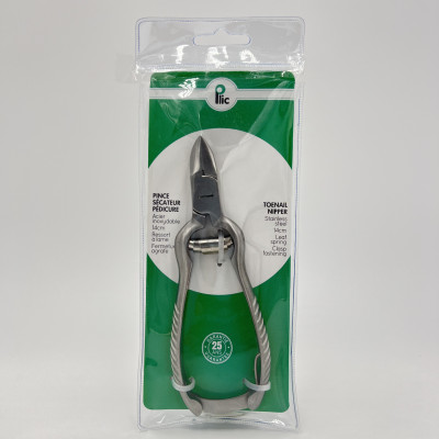 Pince sécateur manucure acier inox verte 14 cm