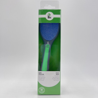 Râpe pédicure céramique verte double face soft touch