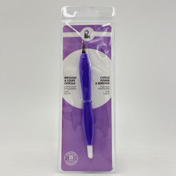 Repousse & coupe cuticules – Violet – Acier inox