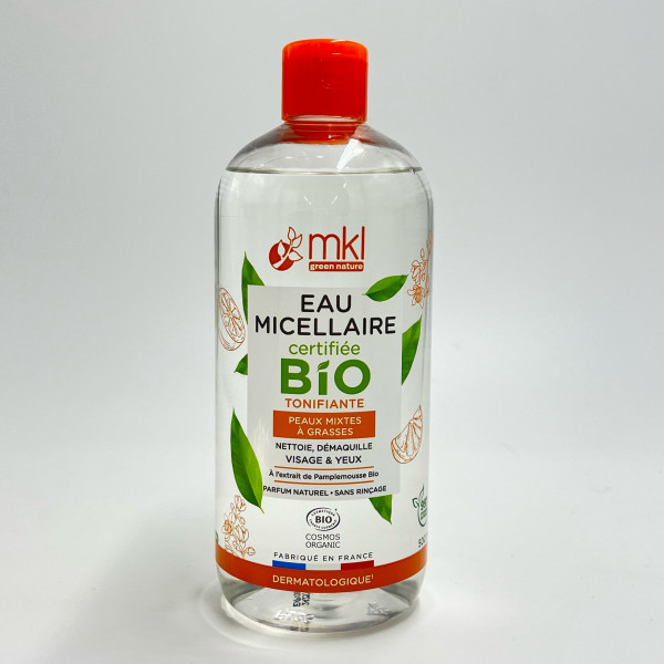 Eau Micellaire Tonifiante Pamplemousse Bio – MKL (200 mL)