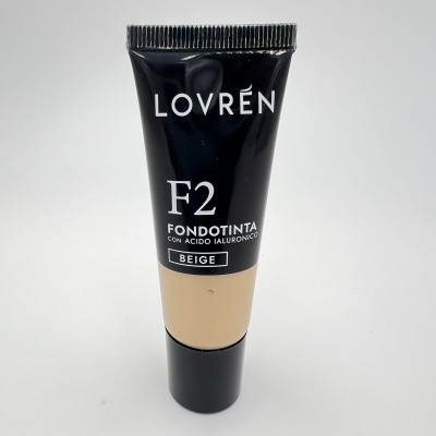 Lovren – Fond de teint F2 beige à l’acide hyaluronique