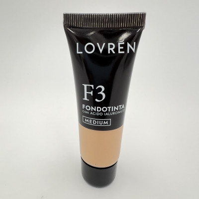 Lovren – Fond de teint F3 medium à l’acide hyaluronique