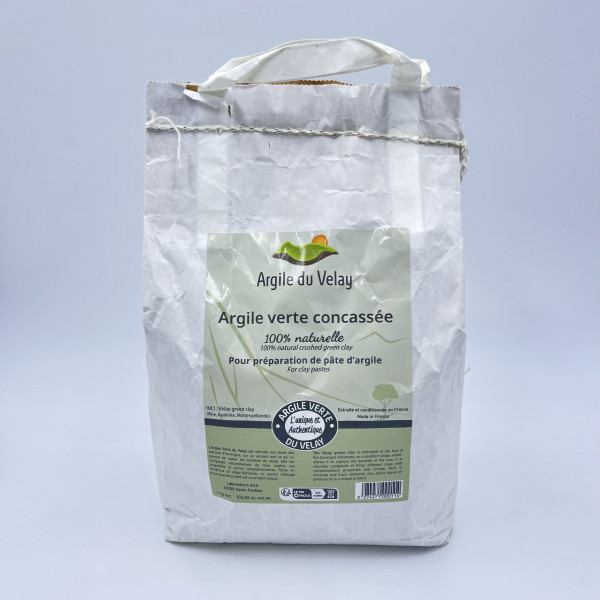Argile Verte Concassée 100% Naturelle – 3 kg