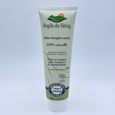 Pâte d’Argile Verte 100% Naturelle – 400g