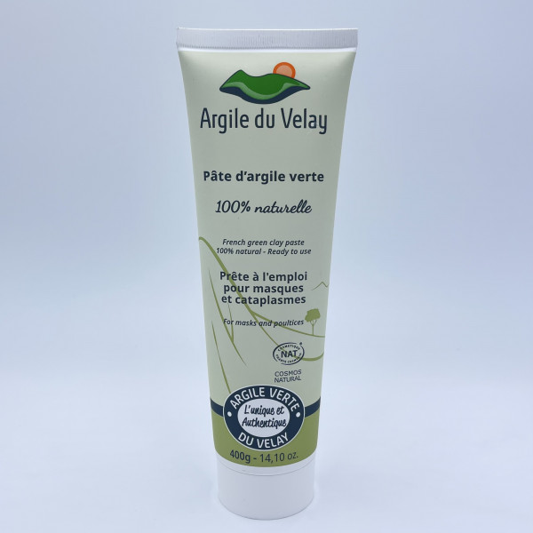 Pâte d’Argile Verte 100% Naturelle – 400g
