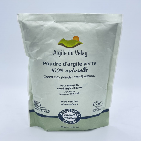 Poudre d’Argile Verte Ultra-Ventilée – 300g
