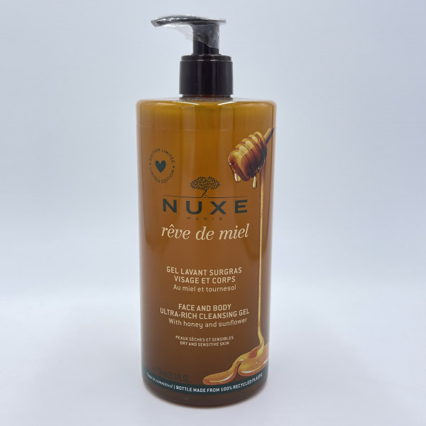 NUXE Rêve de miel gel lavant surgras 750ML