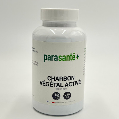 Charbon Végétal Activé – 180 Gélules