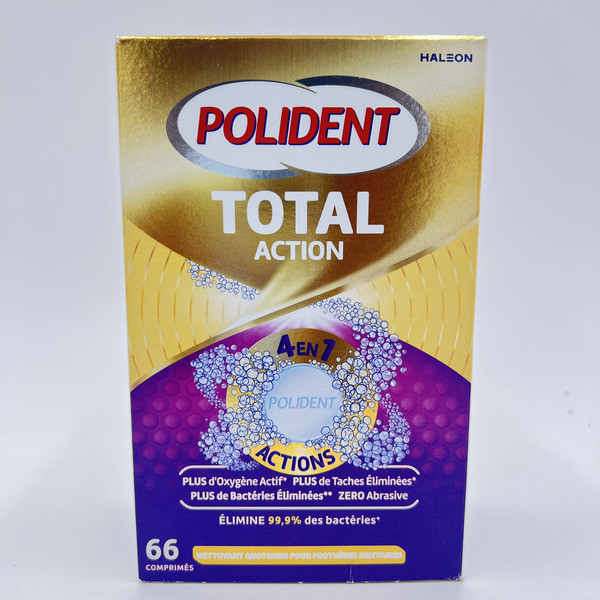 Polident total action 4 en 1
