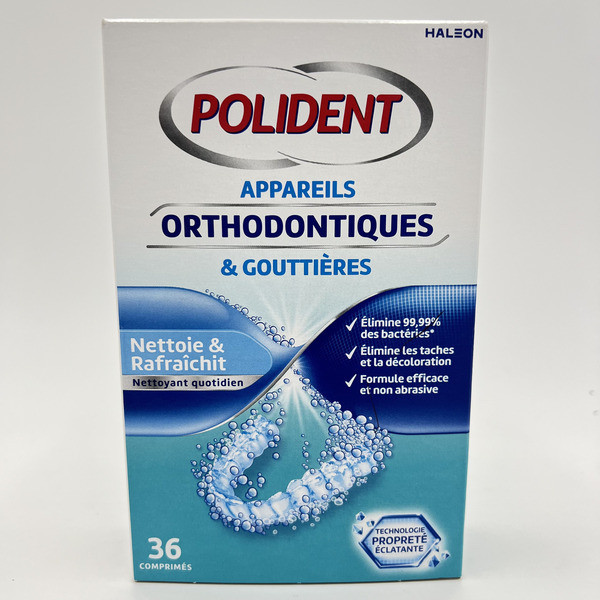 Polident orthodontiques nettoie & rafraîchit