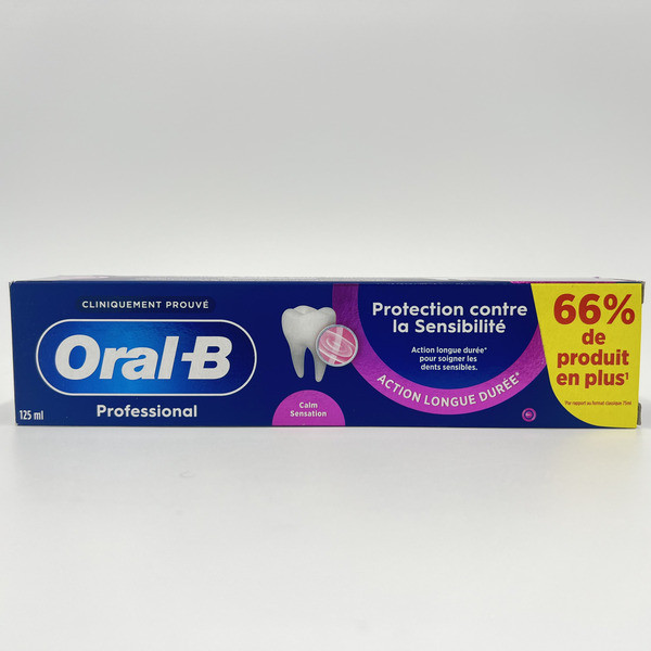 Oral B protection contre la sensibilité