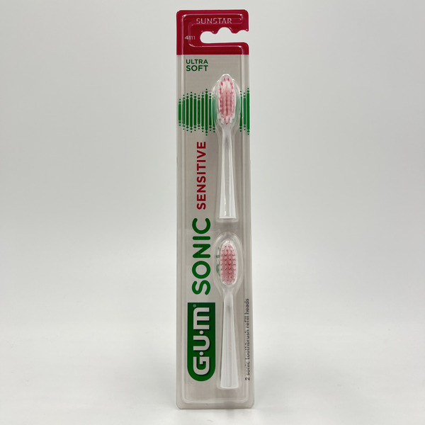 GUM SONIC SENSITIVE RECH BT2