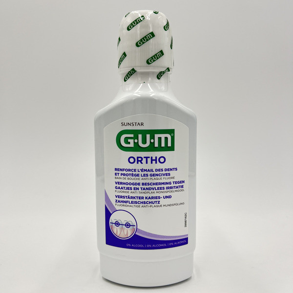 GUM ORTHO BAIN BCH BOUT 300ML 1