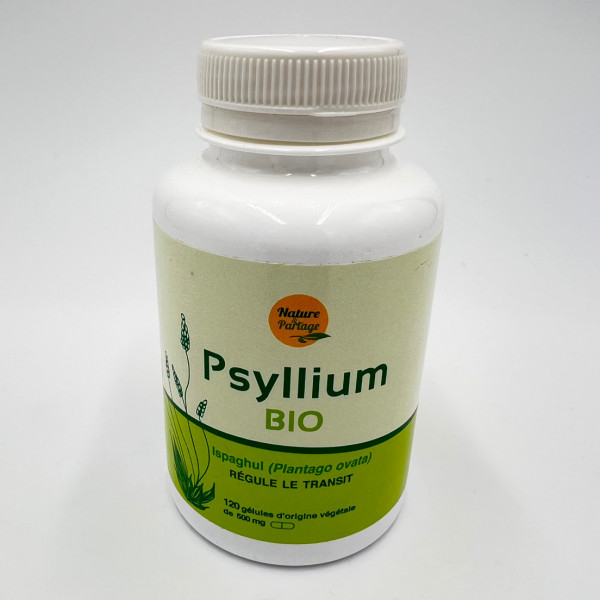 NATURE&PARTAGE PSYLLIUM BIO REGTRANSI 120