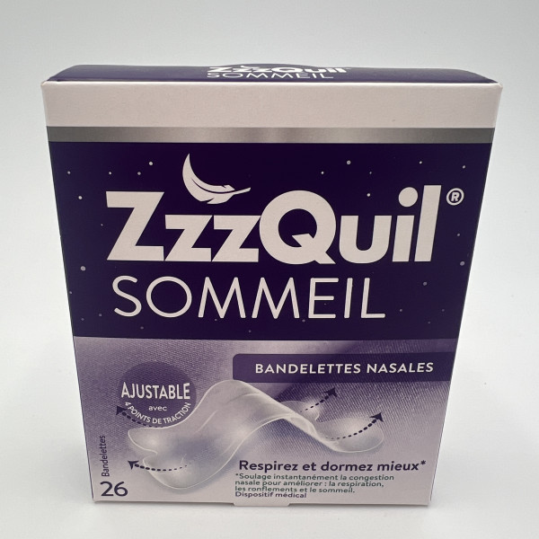 ZZZQUIL Sommeil bandelettes nasales