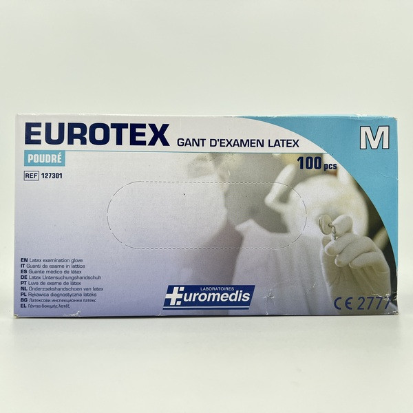 EUROTEX GANT D'EXAMEN LATEX TAILLE M